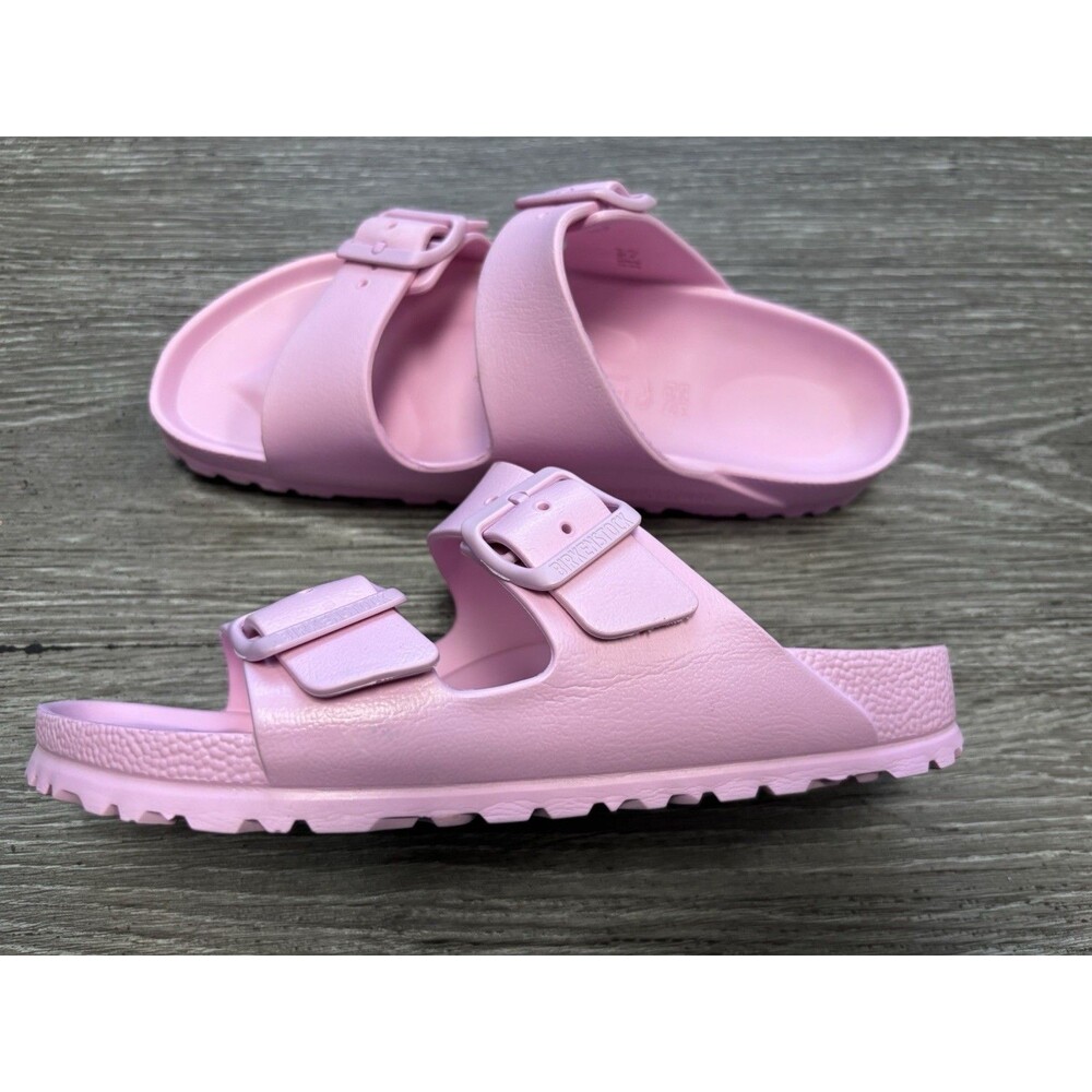 Birkenstock Arizona EVA Sandals In A Fondant Pink Color Size 37